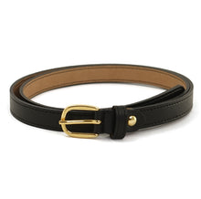 Load image into Gallery viewer, VSI ISILI Cintura vegan nera mela fibbia oro artigianale Made in Italy