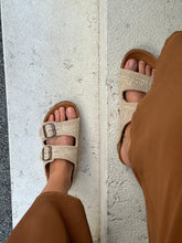 Load image into Gallery viewer, VSI CONNY Ciabatte vegan doppia fascia canapa plantare anatomico Made in Italy