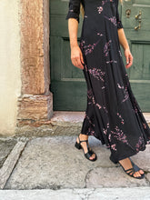 Load image into Gallery viewer, VSI ORY Sandali vegan neri mais cut-out tacco largo cinturino Made in Italy