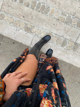 Load image into Gallery viewer, VSI BLER Stivali con tacco vegan neri gambale elasticizzato zip made in Italy