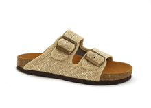 Load image into Gallery viewer, VSI CONNY Ciabatte vegan doppia fascia canapa plantare anatomico Made in Italy
