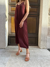 Load image into Gallery viewer, VSI CLIVY Sandali vegan marroni tacco largo cinturino intreccio Made in Italy
